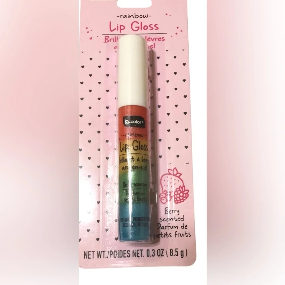 2pack rainbow berry scented lip‎ gloss new